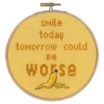 13-6583 Permin Smile today Broderikit
